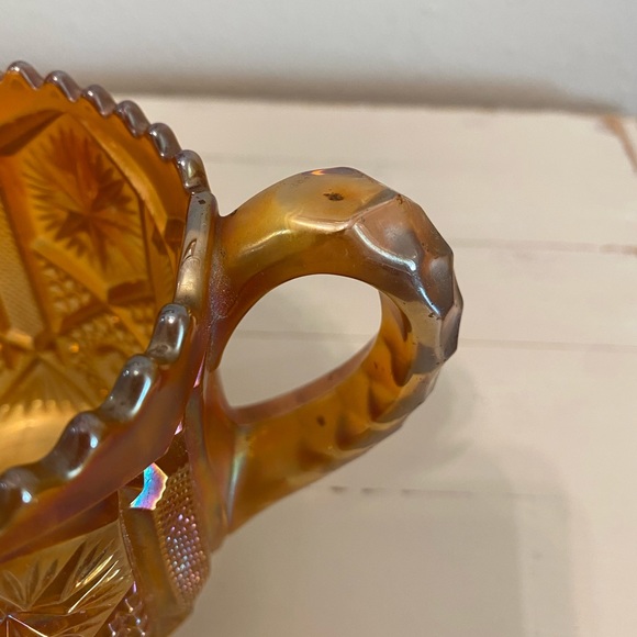 Imperial Glass Carnival Marigold Star and File Open Spooner
Used - Picture 6 of 10